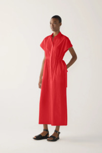 Foemina Heather Dress - Rouge Seersucker