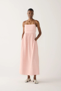 Foemina Nicole Dress - Lace Pink Jacquard