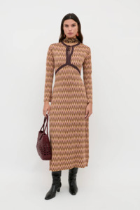 Rixo Pamela Dress - Maeve Jacquard