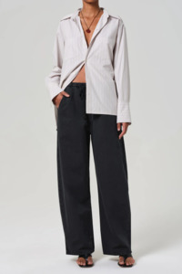 Pants: Citizens Of Humanity Aurora Pull On - Washed Black