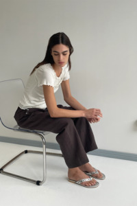 Pants: Deiji Studios Angle Pocket Pocket Pant - Bark