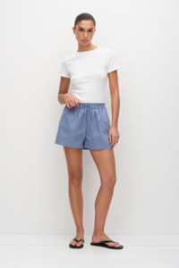 Womens Skirts Shorts: Matteau Relaxed Short - Steel