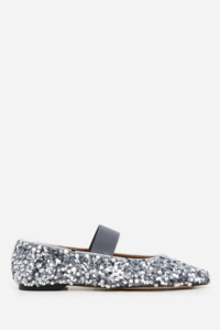 Accessories: Flattered Bree - Sequins Stone Grey