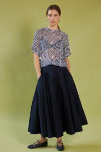 Daylight Moon: Daylight Moon Some People Say Skirt - French Navy