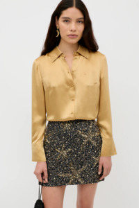 Designer Rixo: Rixo Minna Skirt - Starfish Navy