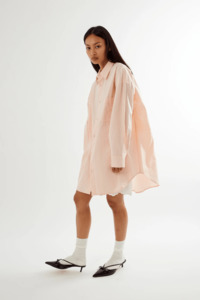 Commonplace Essentials Peachy Oversized Shirt - Baby Pink