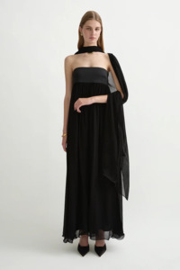 Posse Solene Strapless Dress - Black