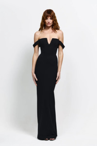 Maxi Dress: Effie Kats Louella Gown - Black
