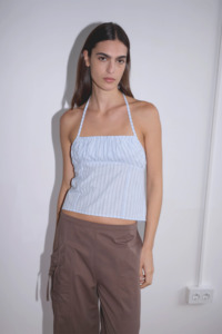 Deiji Studios Strap Top - Mineral Stripe