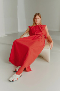 Foemina Jewel Top - Rouge Seersucker