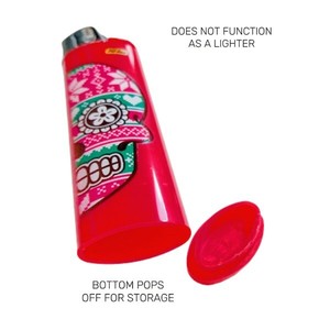 Stash Lighter Oval Asst Colours With Skull MH649
