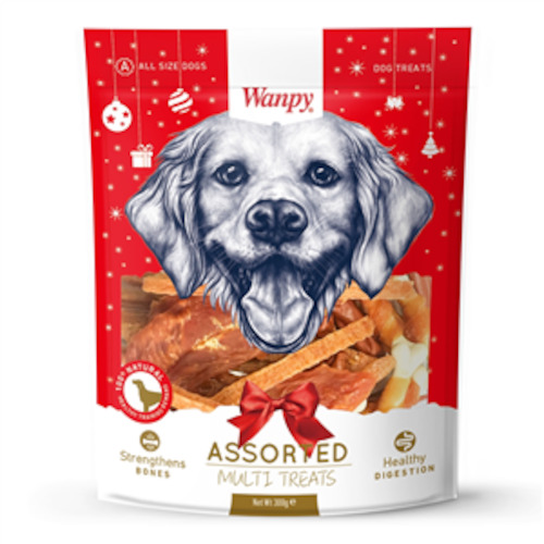 EatDog: Christmas Multi Pack Chicken Dog Treats 300gm