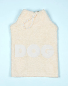 Dog Poncho/Robe - Blush