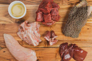 Food Dog: Beef, Chicken & Tripe Pet Food - 5kg Eco Box