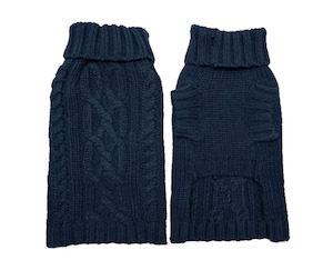 Jumpers Dog: Wool Sweater - French Navy