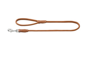 Round and Soft Elk Leather Leash