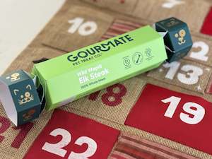 EatDog: Wild Wapiti Elk Steak Christmas Cracker