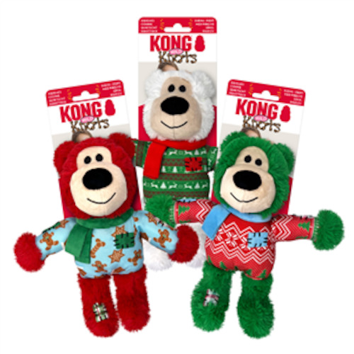 PlayDog: Kong Holiday Edition Wild Knots Bear