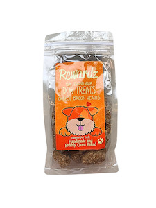Eat: Cheese & Bacon Hearts Handmade Biscuits - 150gm bag