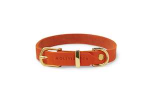 Leather Collars Dog: Butter Leather Collar - Mango (Limited Edition)
