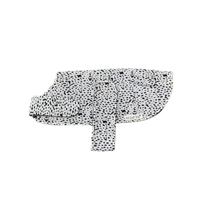 Jackets Dog: Waterproof Black Spot Raincoat
