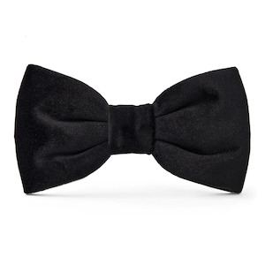 Black Velvet Bow Tie