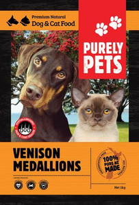 Purely Pets Venison Medalions CharliesPetSupplies