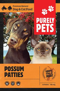 Products: Purely Pet Possum Patties CharliesPetSupplies