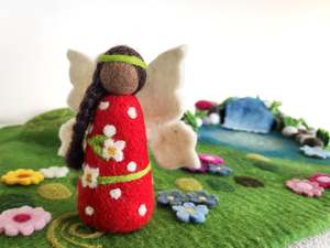 Small World Play: Red Strawberry Fairy