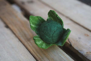 Wool Felt Garden Vegetables - BROCCOLI