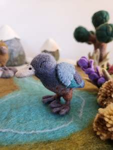 Small World Play: Whio | Blue Duck - Felted Wool Bird