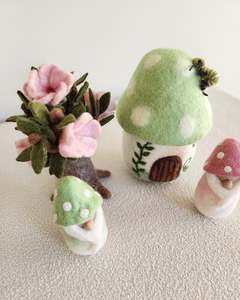 Small World Play: Nibblefern Nook - Felted Gnome Home