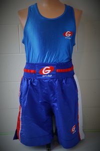 Products: Go'n Get Boxing Singlet Blue - Christchurch Martial Arts