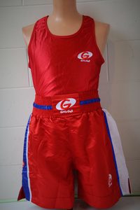 Products: Go'n Get Boxing Shorts Red - Christchurch Martial Arts