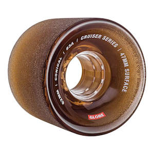 Wheels: Globe Cruiser Conical Wheels 83a - Clear Coffee