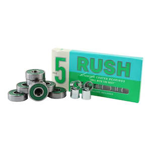 Bearings: RUSH TITANIUM COATED BEARINGS - ABEC 5