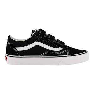 Kids Footwear: Vans Youth Old Skool V - Black/White