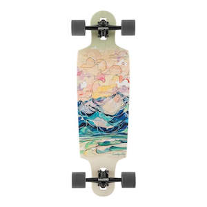 Longboards: Landyachtz Drop Cat 33 Longboard - Vibes