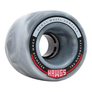 Hawgs Fattie 63mm 78a Wheels - Grey/White
