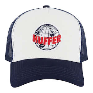 Caps: Huffer Trucker Cap/Air Huffer - Chalk/Navy