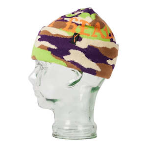 BLAK Hunted Camo Beanie - Neon