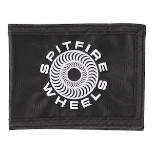 Wallets: Spitfire Classic 87' Swirl Bi-Fold Wallet - Black