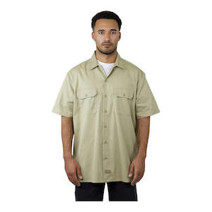 Shirts: Dickies 1574 Original Fit Shirt - Khaki