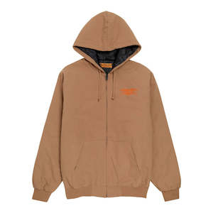 Jackets Vests: Antihero Basic Eagle Ripstop Jacket - Brown