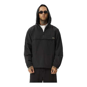 Afends System Recycled Spray Anorak Jacket - Black
