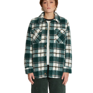 Volcom Silent Sherpa Jacket Dark Pine