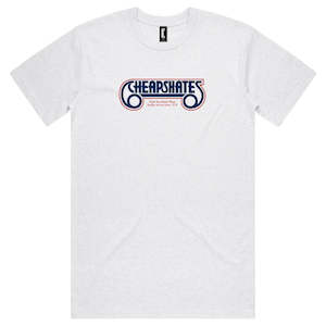 Cheapskates T Shirts: Cheapskates Classic OG T-Shirt - White Marle