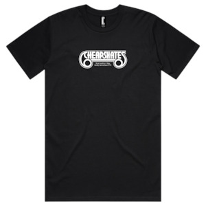 Cheapskates Classic OG T-Shirt - White Print - Black