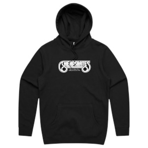 Cheapskates Stencil OG Hood - White Print - Black