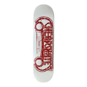Cheapskates Merchandise: Cheapskates Scribble Deck - Red - 7.75"- 8.5"